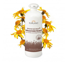 Bahenné kúpeľové mlieko s arnikou a kozím maslom 1liter Kurland